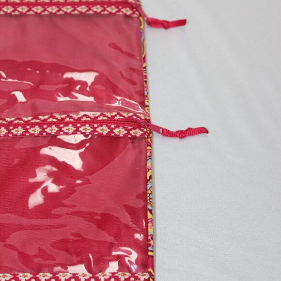 Quilted Hanging Cosmetic & Jewelry Travel Case - Picture 8 of 9